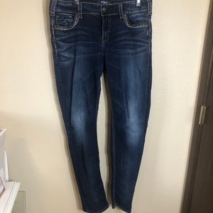 Silver Suki Mid Skinny Jeans